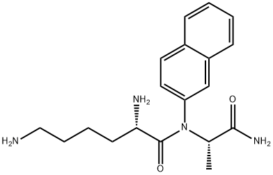 H-LYS-ALA-BETANA Structure