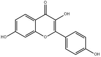 3,7,4'-TRIHYDROXYFLAVONE Structure