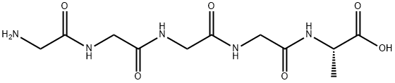 H-GLY-GLY-GLY-GLY-ALA-OH Structure