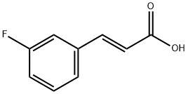 3-Fluorocinnamic acid Structure