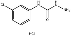 4-(3-CHLOROPHENYL)SEMICARBAZIDE HYDROCHLORIDE Structure