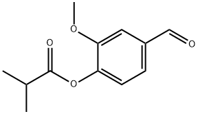 Vanillin isobutyrate Structure