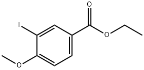 BENZOIC ACID, 3-IODO-4-METHOXY-, ETHYL ESTER Structure