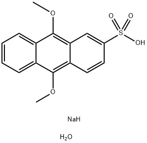 9 10-DIMETHOXY-2-ANTHRACENESULFONIC ACI& Structure