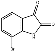 7-BROMO-1H-INDOLE-2,3-DIONE Structure