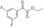 ETHYL 3,5-DIFLUOROBENZOYLFORMATE Structure