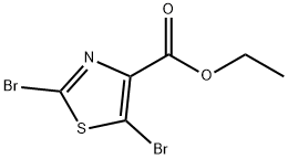 2,5-DIBROMO-THIAZOLE-4-CARBOXYLIC ACID ETHYL ESTER Structure