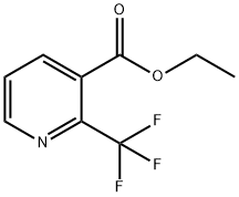 2-(TRIFLUOROMETHYL)-3-PYRIDINECARBOXYLIC ACID ETHYL ESTER Structure