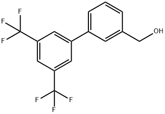 [3',5'-DI-(TRIFLUOROMETHYL)-BIPHENYL-3-YL]-METHANOL Structure