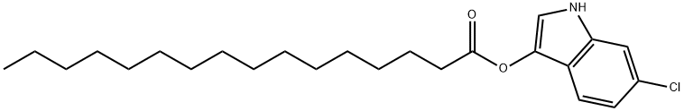 6-CHLORO-3-INDOXYL PALMITATE Structure