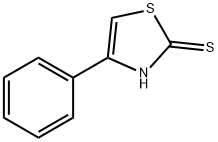 2-MERCAPTO-4-PHENYLTHIAZOLE Structure