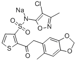 Sitaxentan sodium Structure