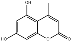 5,7-Dihydroxy-4-methylcoumarin Structure