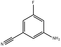 5-Amino-3-fluorobenzonitrile Structure