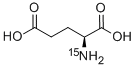 L-GLUTAMIC-15N ACID Structure