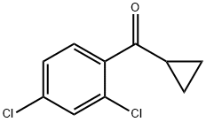 CYCLOPROPYL 2,4-DICHLOROPHENYL KETONE Structure