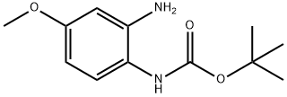 (2-AMINO-4-METHOXY-PHENYL)-CARBAMIC ACID TERT-BUTYL ESTER Structure