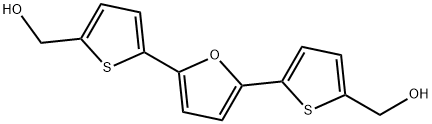 5,5'-(2,5-FURANDIYL)BIS-2-THIOPHENEMETHANOL Structure