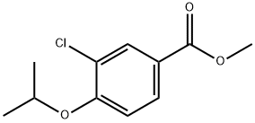 METHYL 3-CHLORO-4-ISOPROPOXYBENZOATE Structure