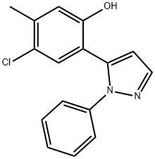 5-(5-CHLORO-2-HYDROXY-4-METHYLPHENYL)-1& Structure