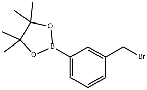 (3-BROMOMETHYLPHENYL)BORONIC ACID PINACOL ESTER Structure