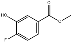 METHYL 4-FLUORO-3-HYDROXYBENZOATE Structure