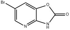 6-BROMO-3H-OXAZOLO[4,5-B]PYRIDIN-2-ONE
 Structure