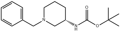 (R)-1-BENZYL-3-N-BOC-AMINOPIPERIDINE Structure