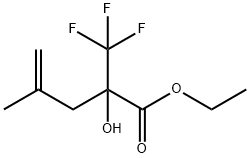 ETHYL 2-HYDROXY-2-(TRIFLUOROMETHYL)-4-METHYLPENT-4-ENOATE 97 Structure