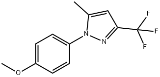 1-(4-METHOXYPHENYL)-5-METHYL-3-(TRIFLUOROMETHYL)-1H-PYRAZOLE Structure