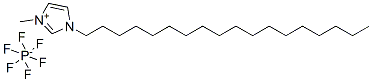 3-METHYL-1-OCTADECYLIMIDAZOLIUM HEXAFLUOROPHOSPHATE Structure