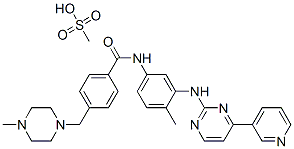 Imatinib mesylate Structure