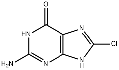 8-CHLOROGUANINE Structure