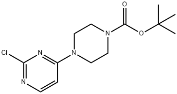 tert-Butyl 4-(2-chloropyrimidin-4-yl)piperazine-1-carboxylate Structure