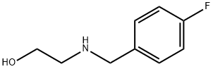 2-(4-FLUOROBENZYLAMINO)ETHANOL Structure