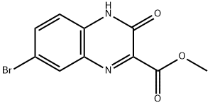 METHYL 7-BROMO-3-OXO-3,4-DIHYDROQUINOXALINE-2-CARBOXYLATE Structure