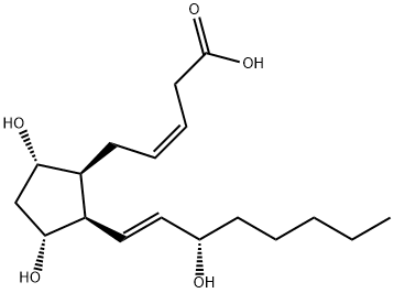 2,3-DI-NOR-8-ISOPROSTAGLANDIN F2A Structure