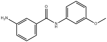 3-AMINO-N-(3-METHOXYPHENYL)BENZAMIDE Structure