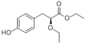 (S)-2-ETHOXY-3-(4-HYDROXY-PHENYL)-PROPIONIC ACID ETHYL ESTER
 Structure