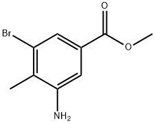 5-AMINO-3-BROMO-4-METHYL-1-CARBOXYLIC ACID METHYL ESTER Structure