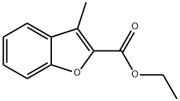 3-METHYLBENZOFURAN-2-CARBOXYLIC ACID ETHYL ESTER Structure