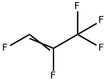 1,2,3,3,3-PENTAFLUOROPROPENE Structure