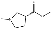 3-Pyrrolidinecarboxylicacid,1-methyl-,methylester,(3R)-(9CI) Structure