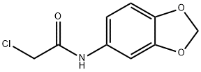 N-BENZO[1,3]DIOXOL-5-YL-2-CHLORO-ACETAMIDE Structure