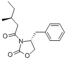 (3S,4R)-4-BENZYL-3-(3-METHYLPENTANOYL)-OXAZOLIDIN-2-ONE Structure