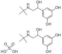 TERBUTALINE SULFATE Structure