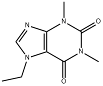 7-ETHYL THEOPHYLLINE Structure