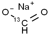 SODIUM FORMATE-13C Structure