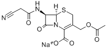 Cefacetrile sodium Structure