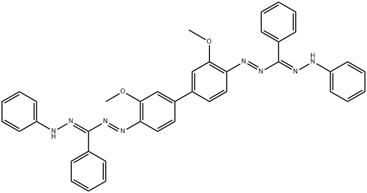 TETRAZOLE BLUE DIFORMAZAN Structure